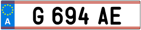 Truck License Plate